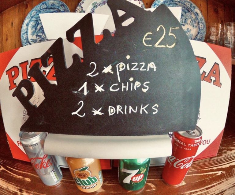 Pizza Menu » The Old Anchor B&amp;B